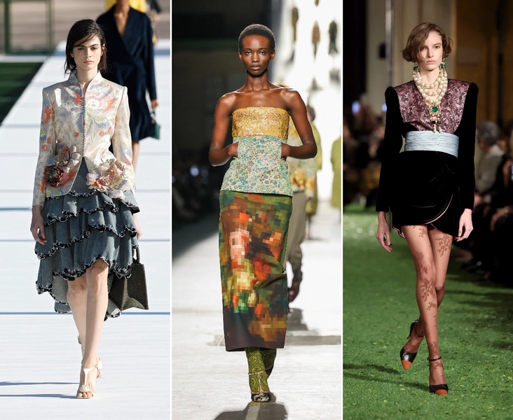 Dior, Dries Van Noten, Valentino
