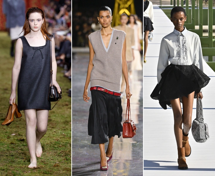 Miu Miu, Chanel, Dior